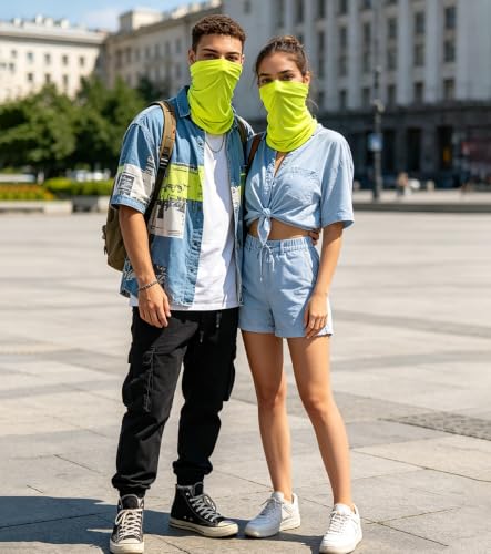Image of Fishing Neck Gaiter, Sun Protection Face Mask, Cooling Neck Shield Scarf Cycling Balaclava Bandana for Men and Women
