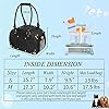 PetsHome-Dog-Carrier-Pet-Carrier-Dog-Purse-Foldable-Waterproof-Premium-PU-Leather-Pet-Travel-Portable-Bag-Carrier-for-Cat-and-Small-Dog-Home-Outdoor Portable Bag Carrier for Small Dog