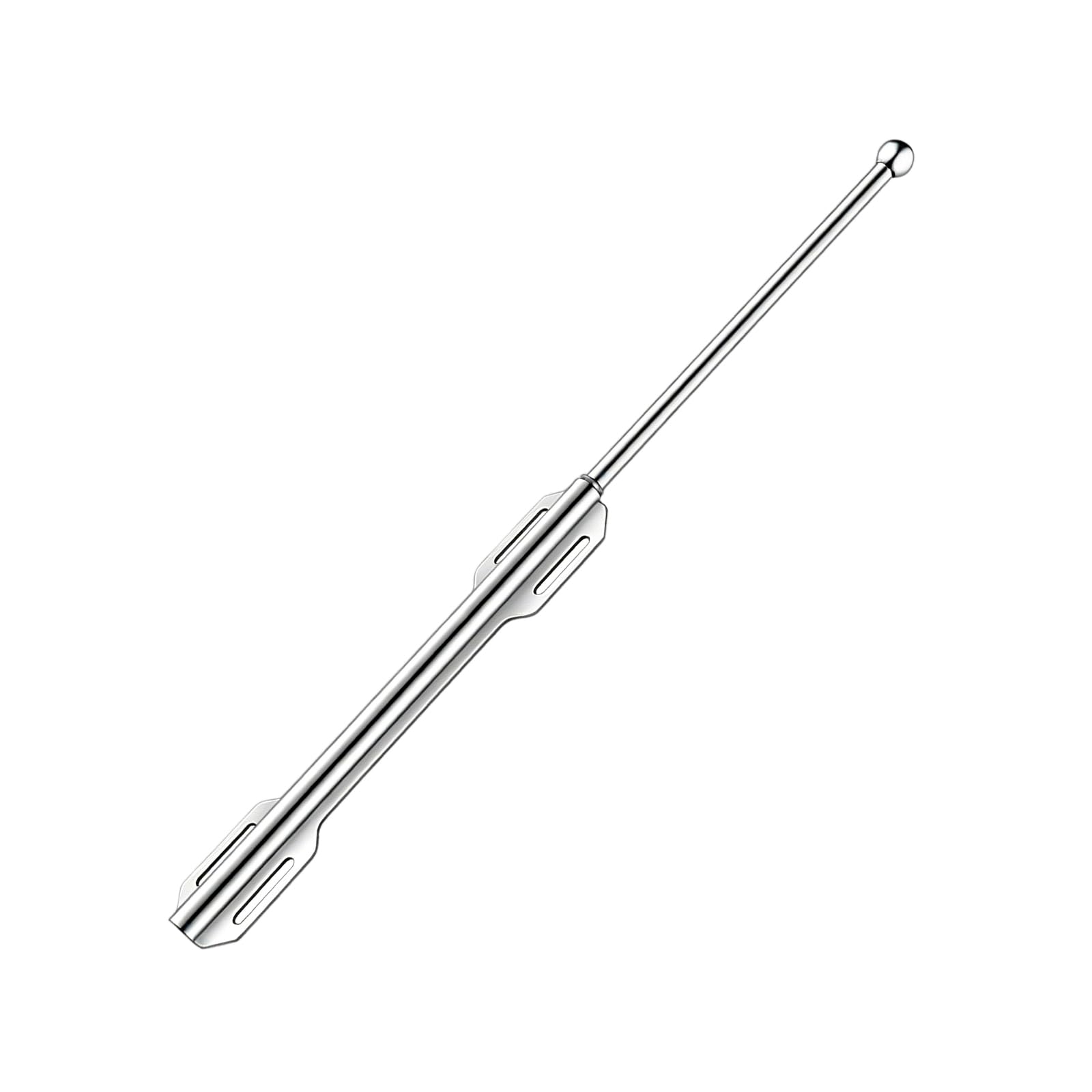 Stainless Steel Clothes Hanging Rod for Wardrobe and Laundry Room Rustproof Pull-out Valet Rod Extendable Closet Hanging