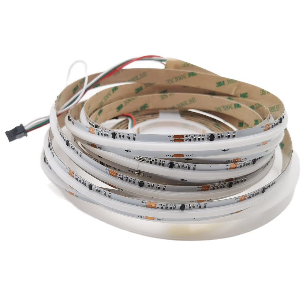 COB RGB IC LED Lichtstreifen WS2811 Adressierbare 720LEDs Traumfarbe DC24V 10M COB Fließendes Wasser Hochflexibel mit RF Touch Panel Controller 24V 200W Netzteil