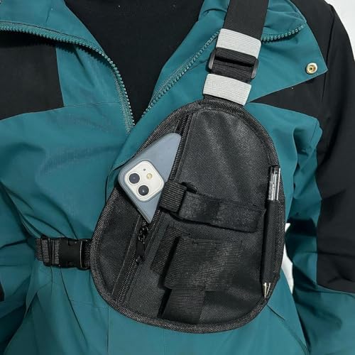 Image of The Style Sutra Radio Chest Harness Single Radio Pouch for Construction Sites Camping Sports|1 Chest | Other Radio Communication Accs