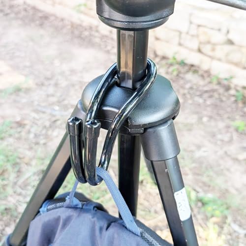 Portable Backpack Hook for Camera Tripod - Prevent The Backpack from Touching The Ground, Flexible Tripod Hanging Hooks Suitable for Most tripods