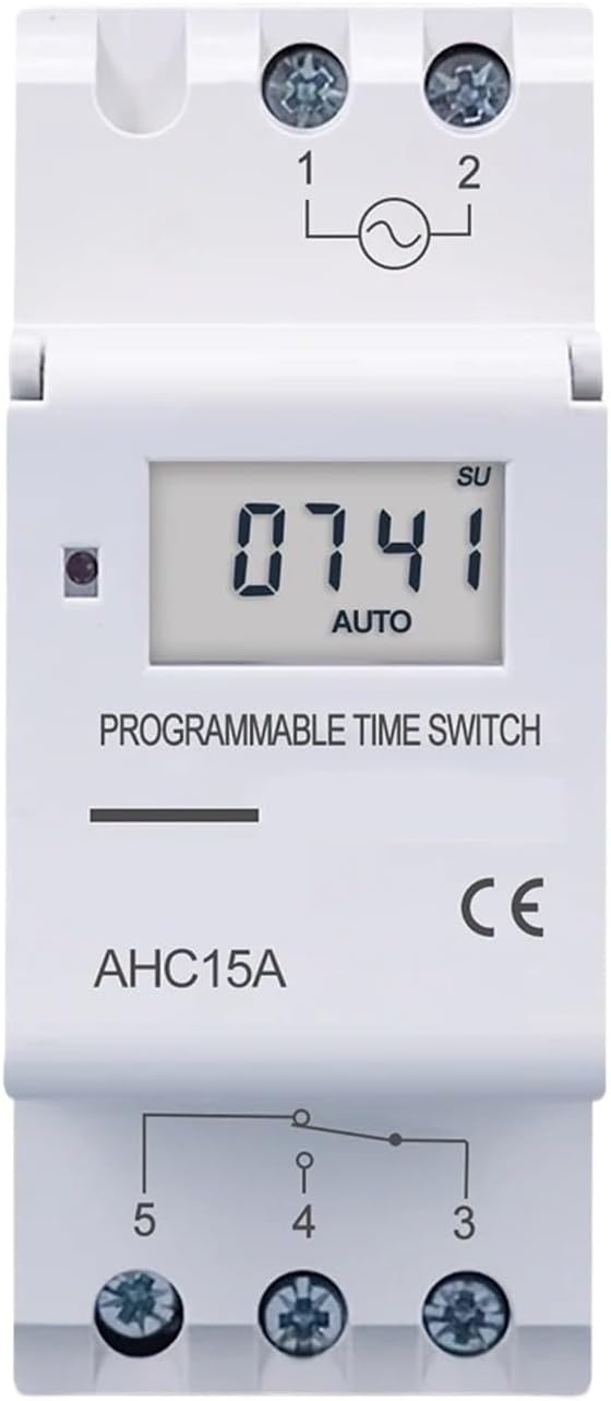 Weekly 7 Days Programmable Digital TIME Switch Relay Timer Control AC 220V 230V 12V 24V 48V 16A(30A,24V AC DC)