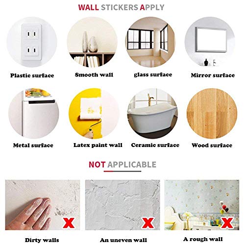 Teisyouhu Wet Chemical Fire Extinguisher Sign Stickers Lable Decal Warning Sign 300X100mm Mural Wall Art Decal Sticker for Living Room Bedroom Kitchen Home Decor