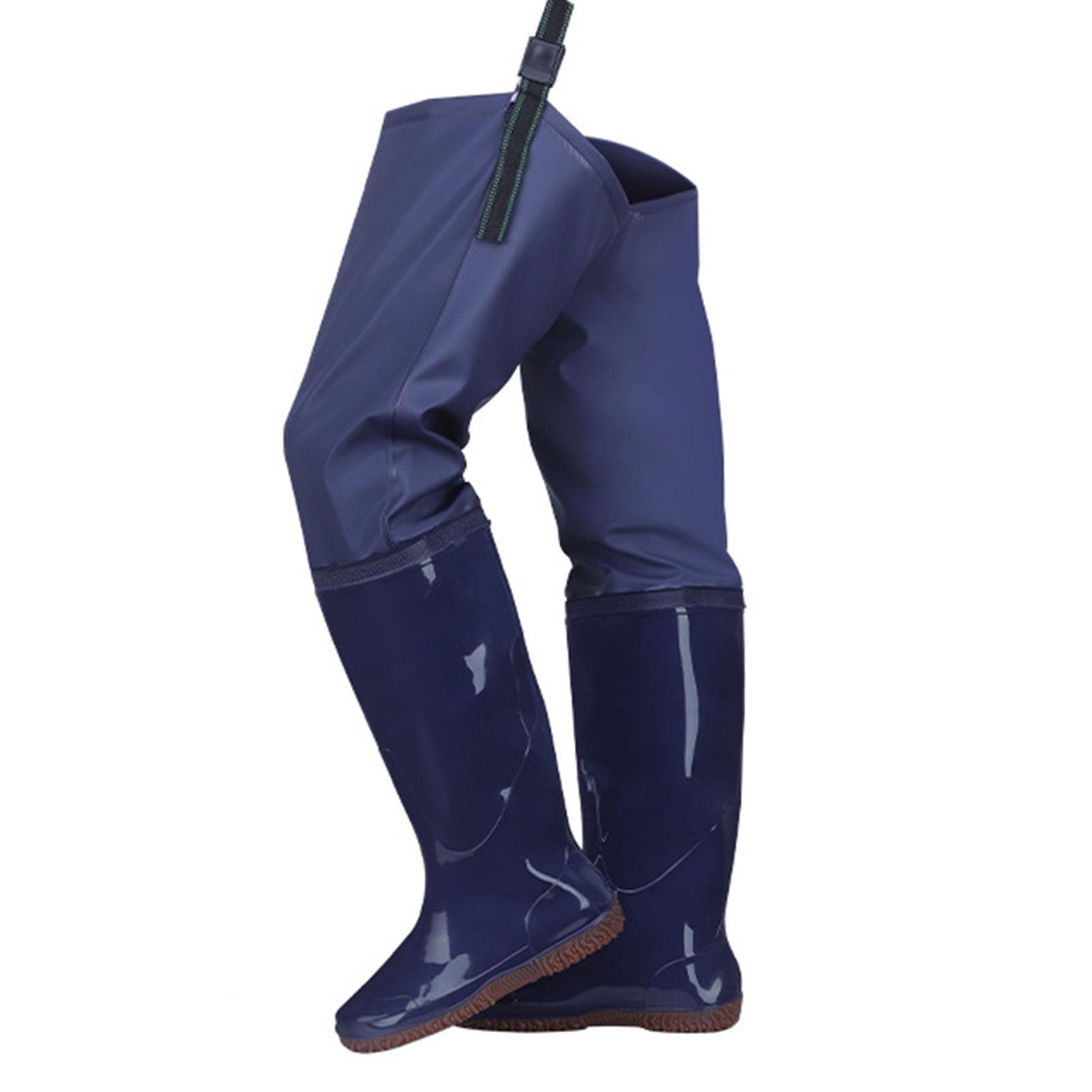 Hip Wader 80 Cm Alto Hip Wader,Antiscivolo PVC Leggero Hip Boot Con Fibbia Stivali Per Uomini E Donne