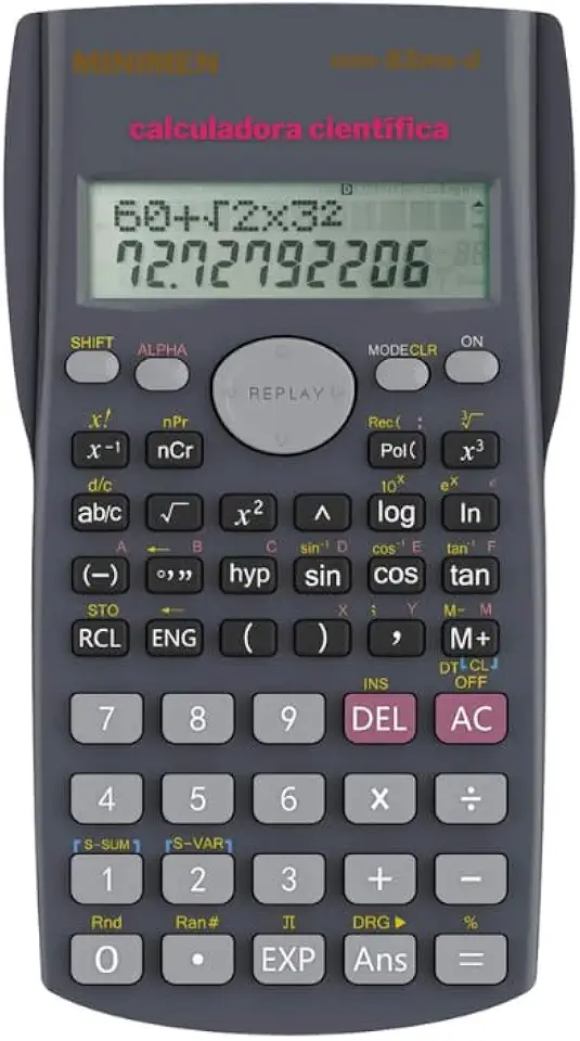 Top 1 Calculadora Científica de Engenharia 240 Funções MM-82MS-D Premium