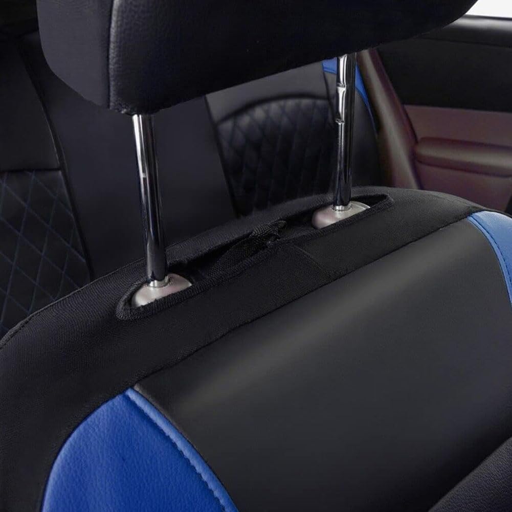 Autostoelhoes Volledige Sets voor NISSAN Qashqai 2016-2023, Waterbestendige Gemakkelijk Schoon te maken Stoelhoezen,A