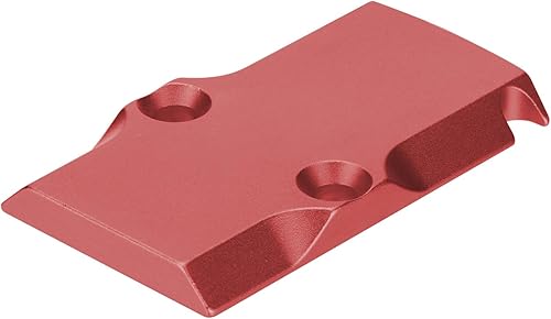 Miniatura 2 de NDZ Performance Placa de cubierta óptica RMR para Glock Gen 1-5 se adapta a aluminio anodizado grabado láser Trijicon y Holosun en rojo, elige el