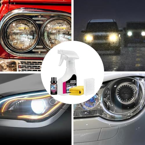 Kit restauración faros de coche furgoneta SUV y camión de 180ml 4