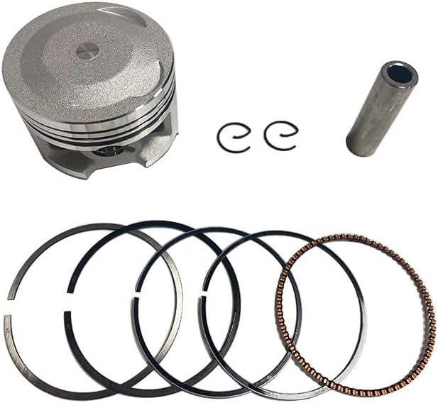 73mm Motorcycle Cylinder Piston Set with 19mm Pin Ring Clip Kit fit for Honda XR250 XR 250 STD, 7.5*7.5*6.5cm, silver