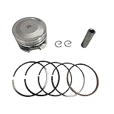 Yangyuyu 73mm Motorcycle Cylinder Piston Set with 19mm Pin Ring Clip Kit fit for Honda XR250 XR 250 STD, 7.5*7.5*6.5cm, silver
