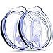 2 Yeti Lids 30 oz SPILL PROOF - NO LEAK & Splash Proof Replacement Silicon Slider Locking Closure, 2 Lid For Tumbler, Fit Ozark, Open/Close 3.5 INCH DIAMETER by C&Berg MODEL 2019
