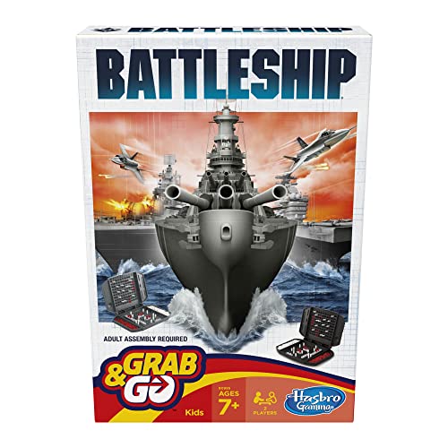 Image of Monopoly Deluxe Edition Game, Fantasy Board Game, Games & Puzzles for Friends and Family, Toys for Kids, Boys and Girls Ages 8 Years Old and Up & Hasbro Battleship Grab and Go Game