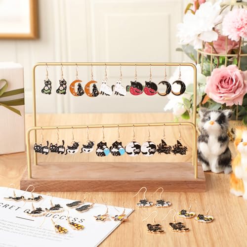 Nosiny 36 Pairs Halloween Earrings Bulk for Women Funny Weird Studs Dangle Drop Earrings Cute Jewelry Sets for Party Gifts3