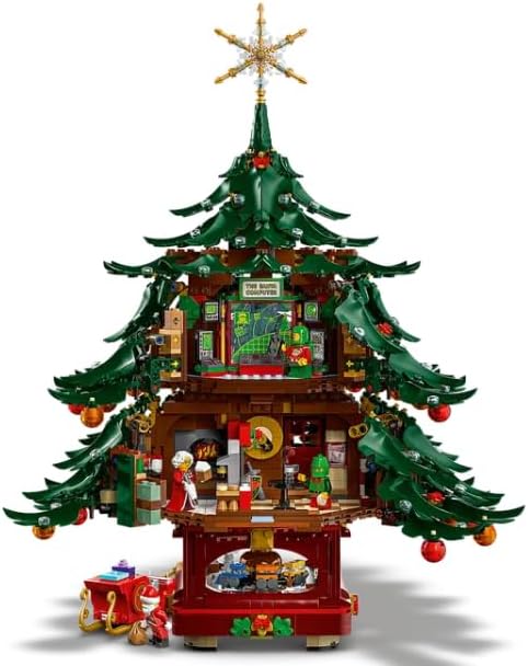 Be the LEGO Family! Christmas Tree 41843 Toy Blocks for Boys and Girls, Christmas
