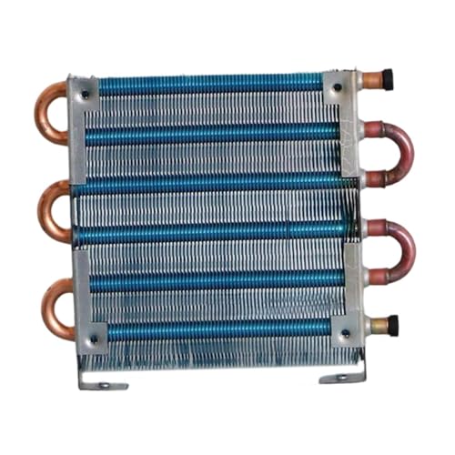 Sharplace Radiador Condensador Pequeño, Evaporador de Fácil Instalación para Equipos Industriales