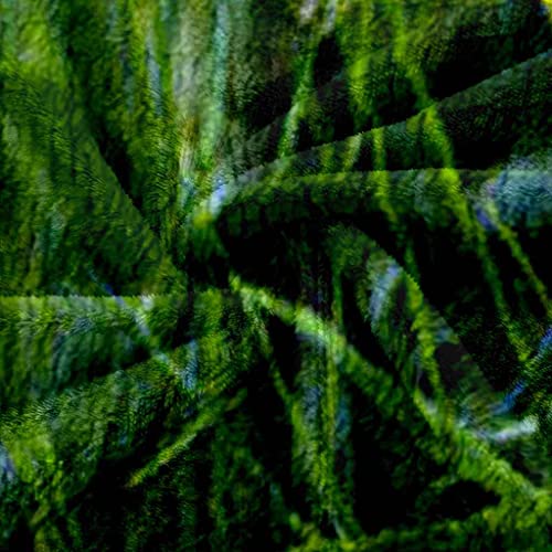 Couverture flanelle chat vert 150x200cm en microfibre douce - 5
