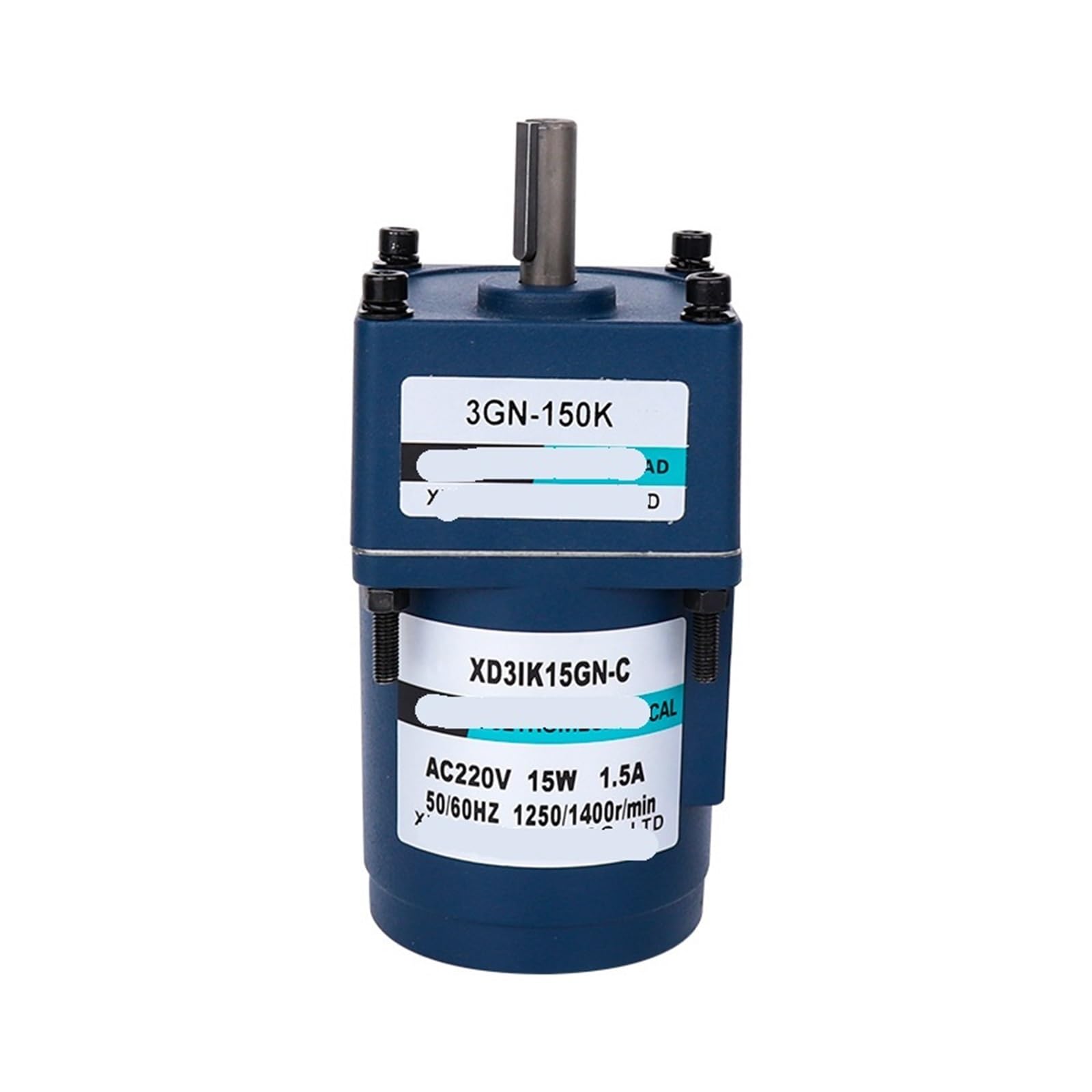 Wechselstrommotor 220 V, feste Drehzahl, 15 W, Untersetzungsmotor, Motorzubehör(500 rpm)