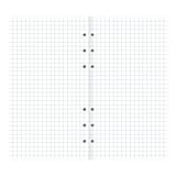 Filofax Clipbook Squared Notepaper Refill, Personal (6.75