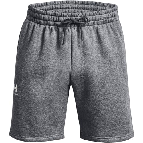 Under Armour Men's Essential Fleece Shorts - Pitch Gray...