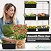 Garraí Vertical Garden Wall Planter. Ideal Indoor or Outdoor Container Gardening. Includes 6 Removable Pots and Wall Mounted Metal Frame. Self Draining Garden for Vegetables, Flowers or Herbs.