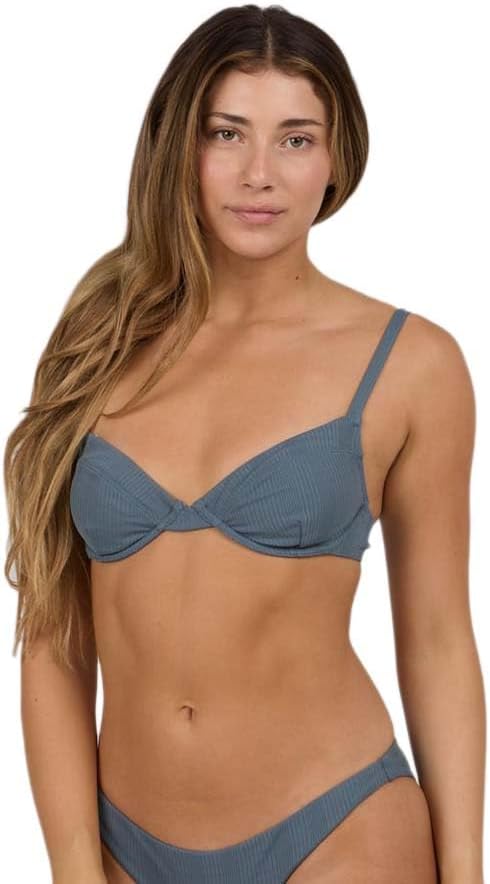 Balcony Bikini Top in Fin Blue by Salty Crew