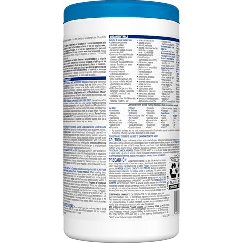Clorox Healthcare Bleach Germicidal Disinfecting Wipes, 150 Ct., 6 Pk. - image 9
