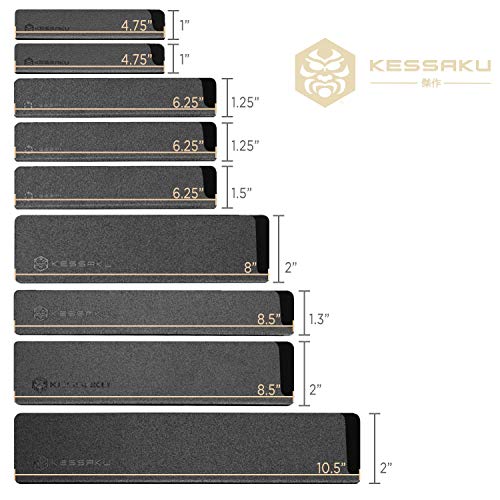 Kessaku Sheath Set - 9 Piece Essential Universal Bpa-Free Knife Blade Edge Guards #TOP1