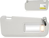 Vista 8 de Visera solar para Mazda 3 2010-2013, lado izquierdo del conductor, repuesto de visera solar gris BBM2-69-320C-75