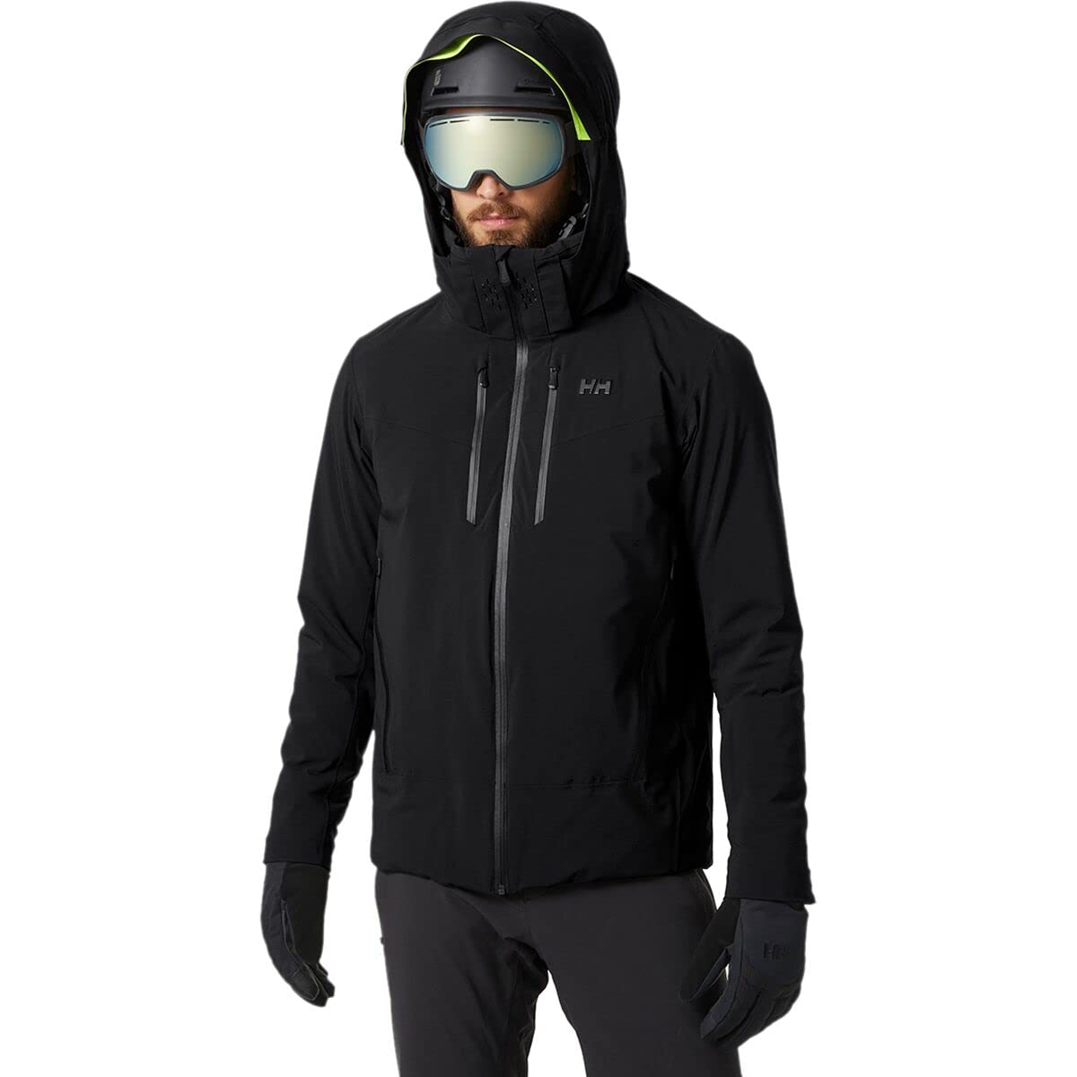 Helly Hansen Steilhang 2.0 Jacket Mens Skiing-Jackets: Seam Sealed, 4-Way Stretch, Ventilated, With Dual Chest Pockets