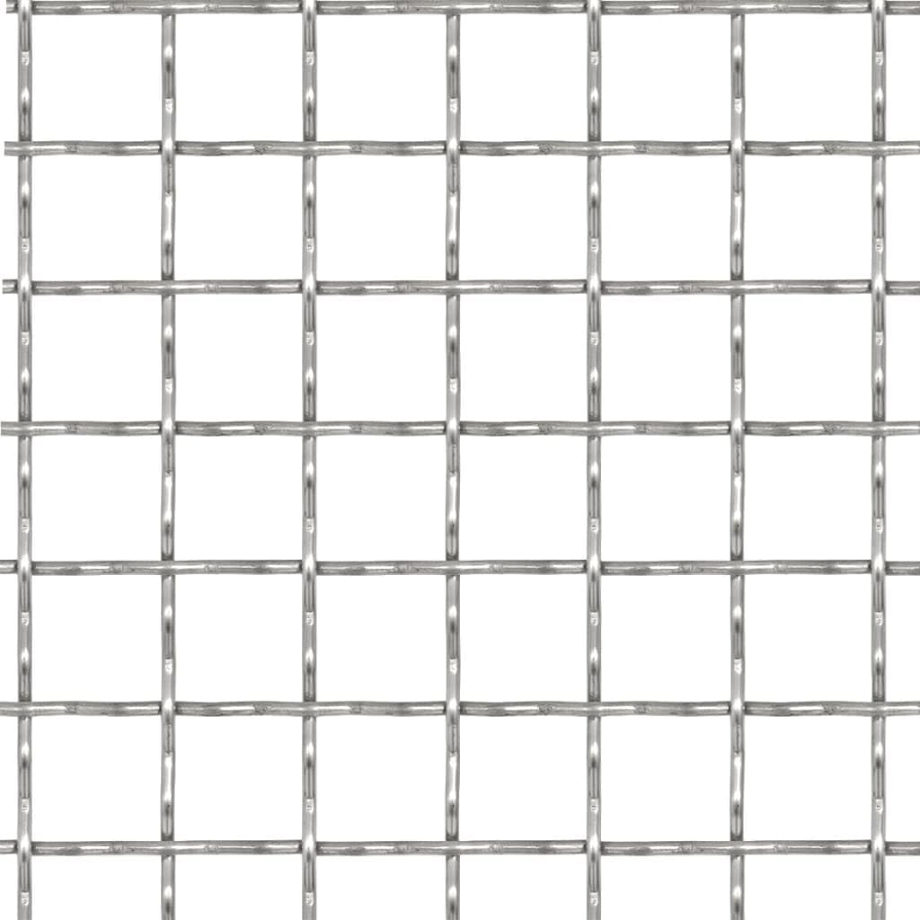 Edelstahl Wellengitter 100x85 cm 3 mm Rostfreier Maschendraht Zaun Garten Hochbeet Kaninchen Voliere Indoor Outdoor