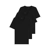 BOSS T-Shirt RN 3p Classic Maglietta, Black 1