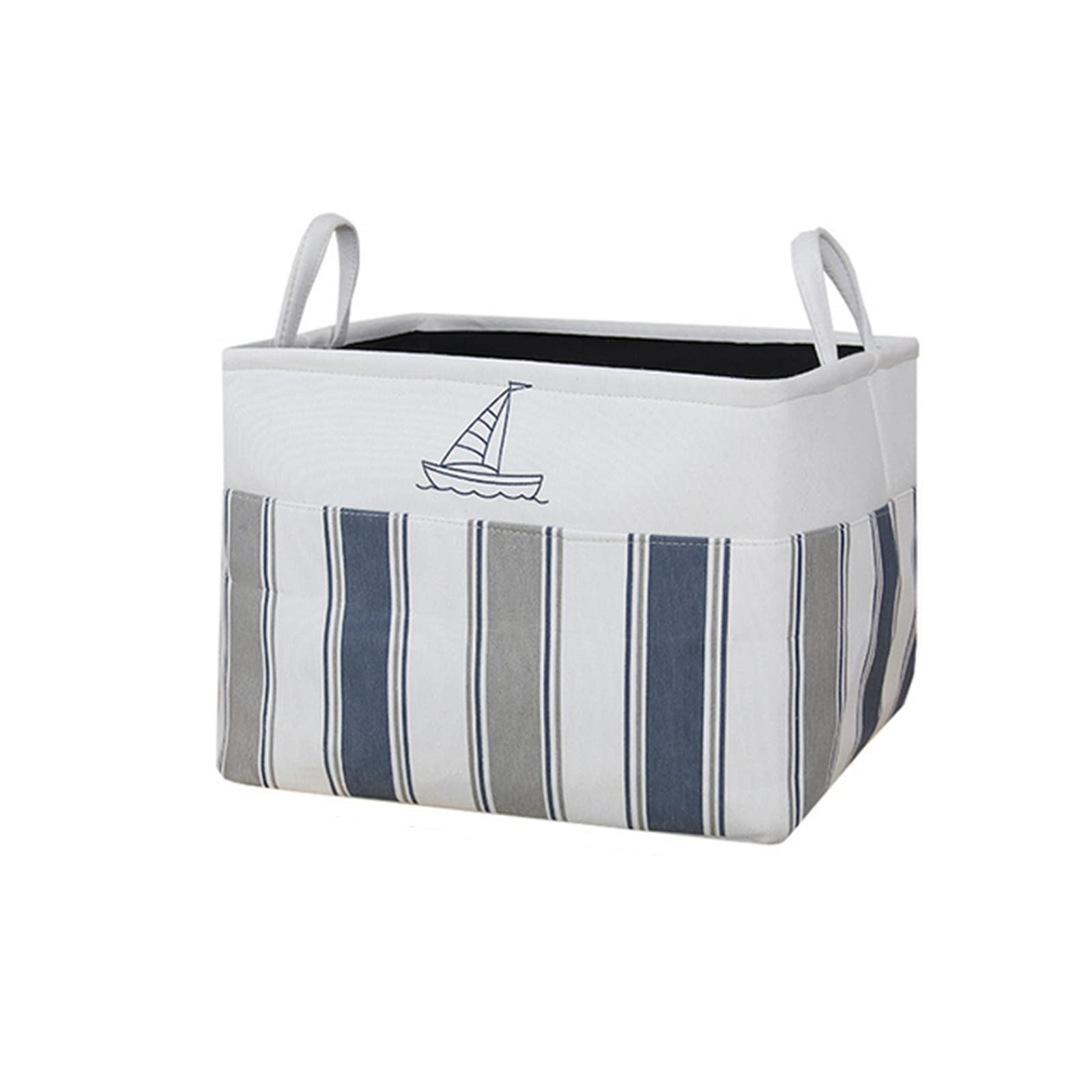 MRKU Basket Storage Box Kitchen Household Wardrobe Can Be Folded Portable for Shelves,Toys,Clothes