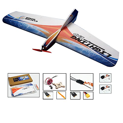 Kits para construir DW Hobby E11, el avión teledirigido ideal con modelo de iluminación 3
