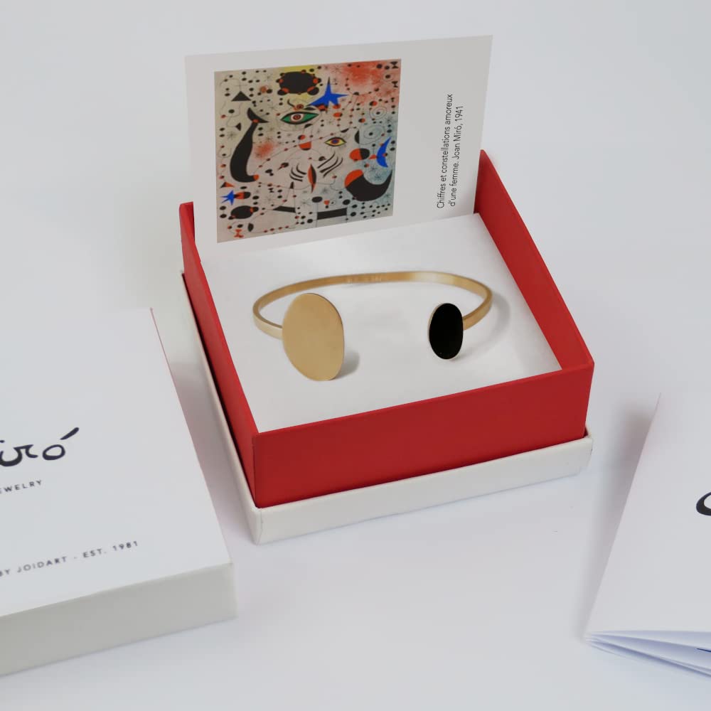 BRACCIALE DORATO MIRÓ JEWELRY | Progettato da Joidart | Collezione Mirò | Metallo placcato oro 24K