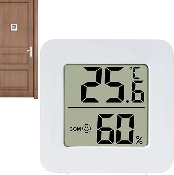 Indoor Thermometer/Hygrometer, Digital Thermometer, Digital Thermometer, Digital Smart Home Appliances, High Precision, Tabletop Hygrometer, Baby Health Management, Digital Thermometer, Accurate Mini