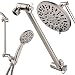 Hotel Spa 11" Solid Brass Adjustable Shower Extension Arm with Lock Joints. Lower or Raise Any Rain or Handheld Showerhead to Your Height & Angle / 2-Foot Range - Universal Connection, Brushed Nickel