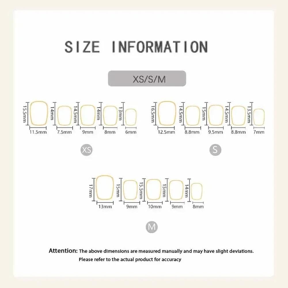 10Pcs Golden Flower Cat Eye Press On Nails White Small Fresh Flower Fake Nails DIY Manicure(2 Size M)