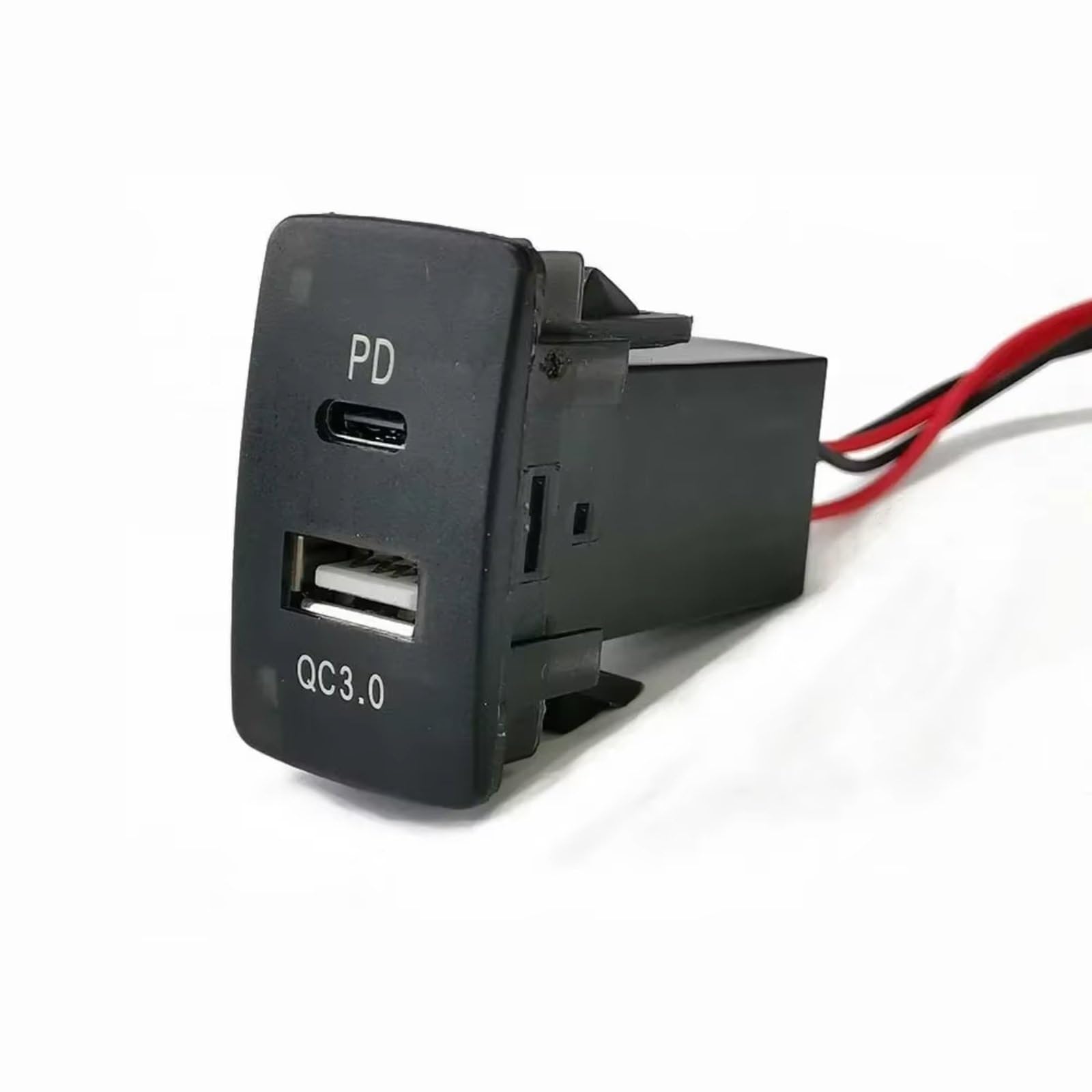 Compatible Avec Fit 2008-2013 Double USB PD QC3.0 Adaptateur De Charge Rapide Interrupteur De Sortie 12 V 24 V Étanche Remplacement Haute Vitesse Prise USB