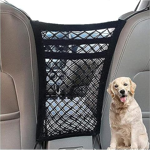 Candora Car Dog Guard with Storage Bag Cover