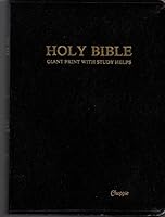 The Holy Bible Giant Print With Study Helps Old and New Testaments in the King James Version Dugan edition (710) Black Image Buffalo Leather Dictionary Concordance Red Letter 1984 B01LWWMUID Book Cover
