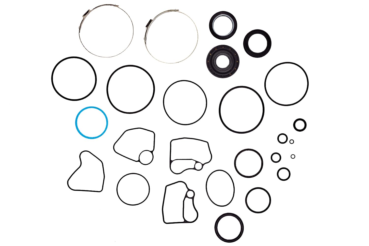 Power Steering Seals - Precision Fit Power Steering Rack and Pinion Seal Kit | O-Ring and Sealing Kit for Honda Civic 1984-1987 | Complete Steering Parts Seal Replacement