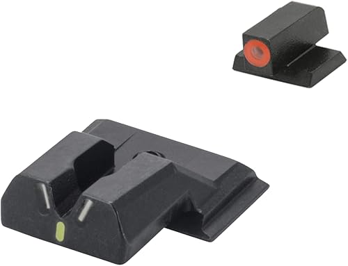 Miniatura 7 de MEPRO Hiperbrillante fijo en forma de V trasero tritio visión nocturna autoiluminada con parte delantera fotoluminiscente extra brillante y tritio