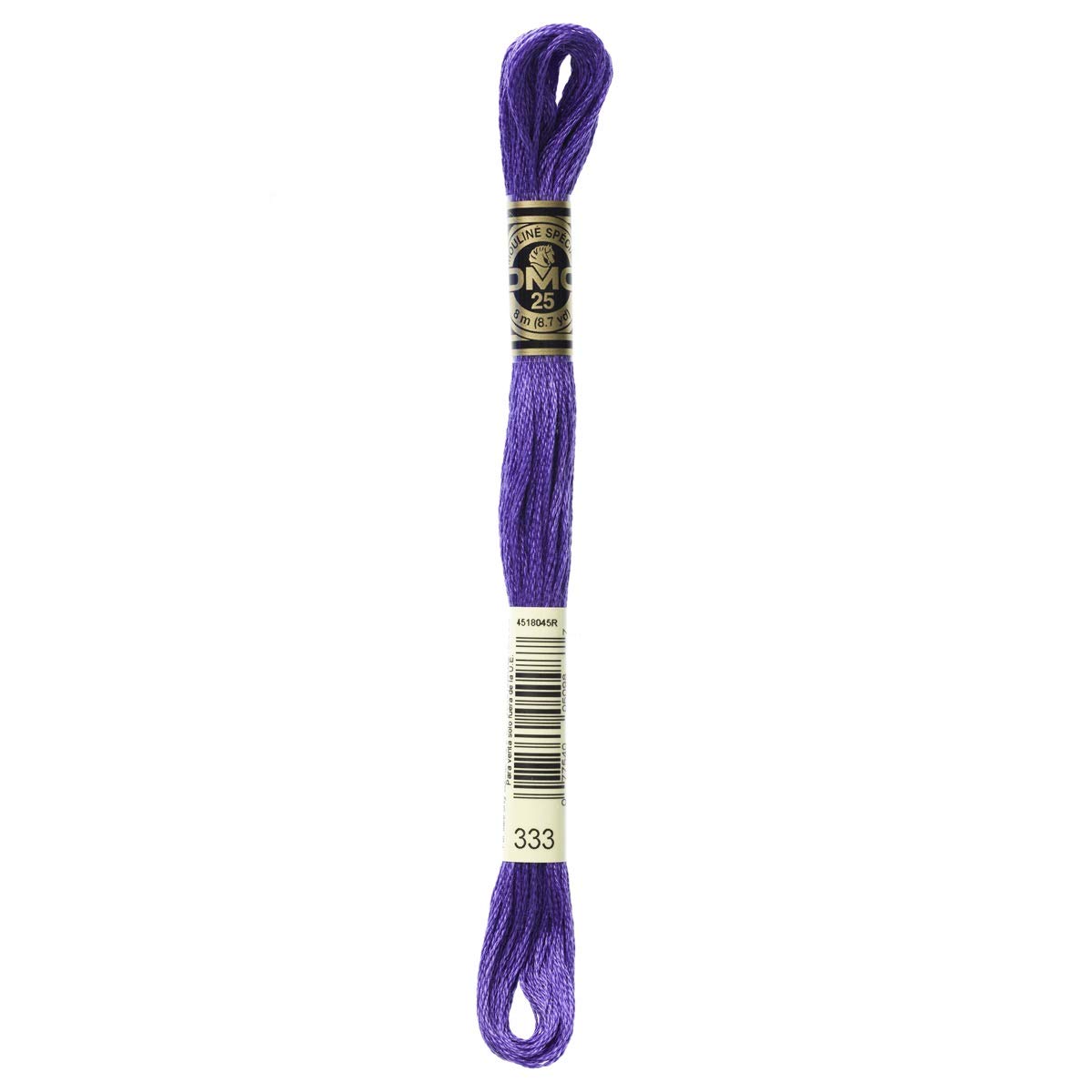 DMC Embroidery Floss Mouline Stranded Cotton Thread for Hand Embroidery and Sewing - Colour No: 333-12 x 8m Skeins โ image 1