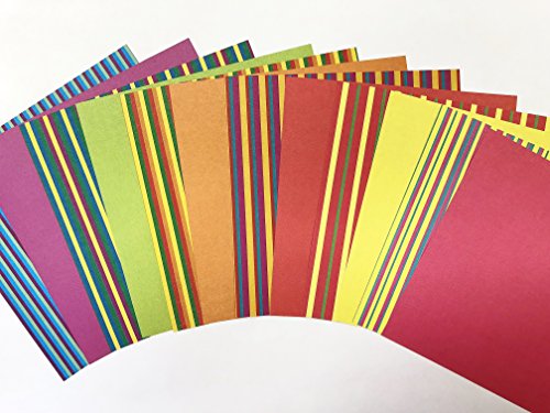 Tuttle Publishing 9780804850254 Origami Paper 300 Sheets Stripes And Solids 4 Inch (10 Cm): Tuttle Origami Paper: Double-Sided Origami Sheets Printed thumb #17