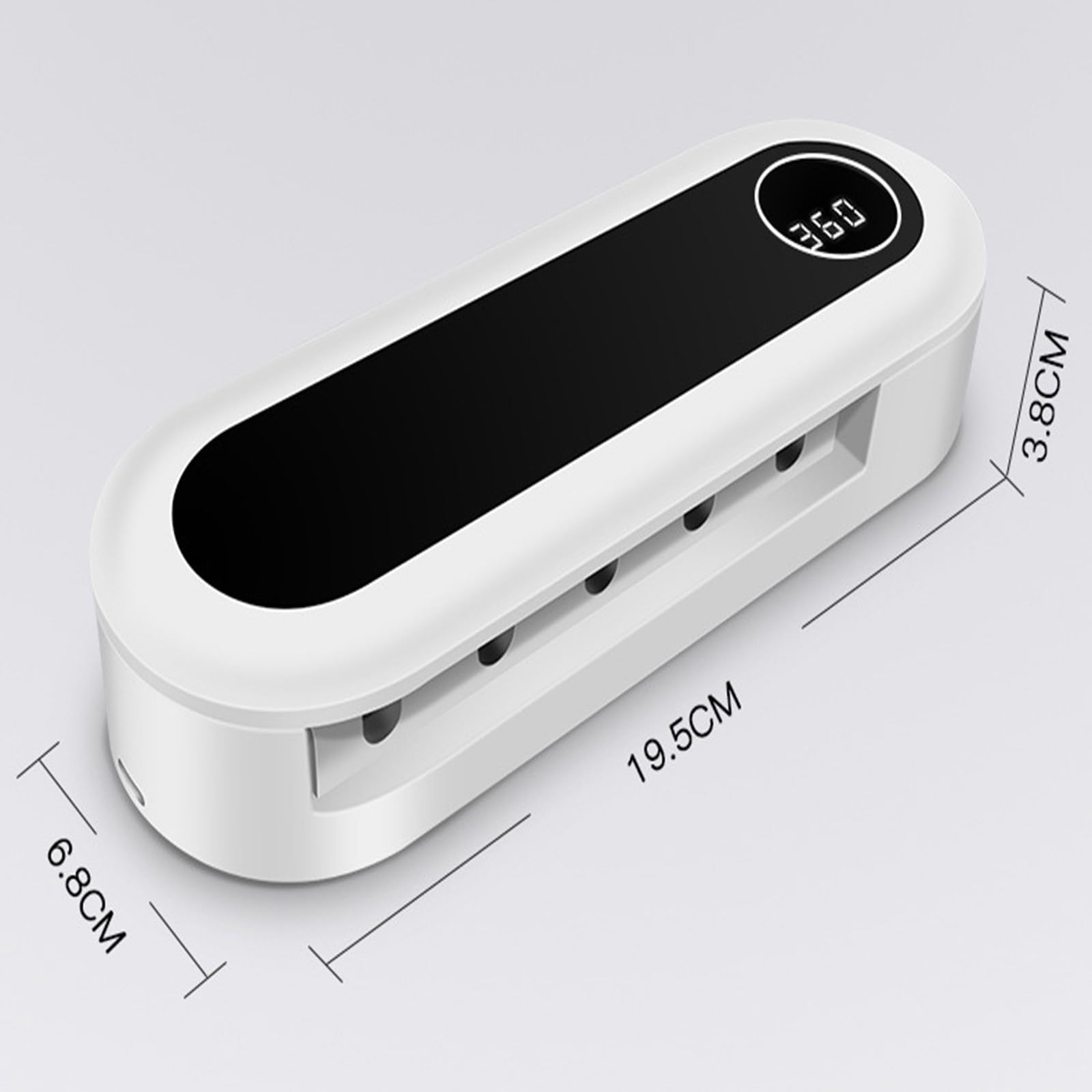 Esterilizador de cepillos de Dientes - Esterilizador y Soporte para cepillos de Dientes UV - 5 bandejas para cepillos de Dientes - Montado en la Pared inalámbrico