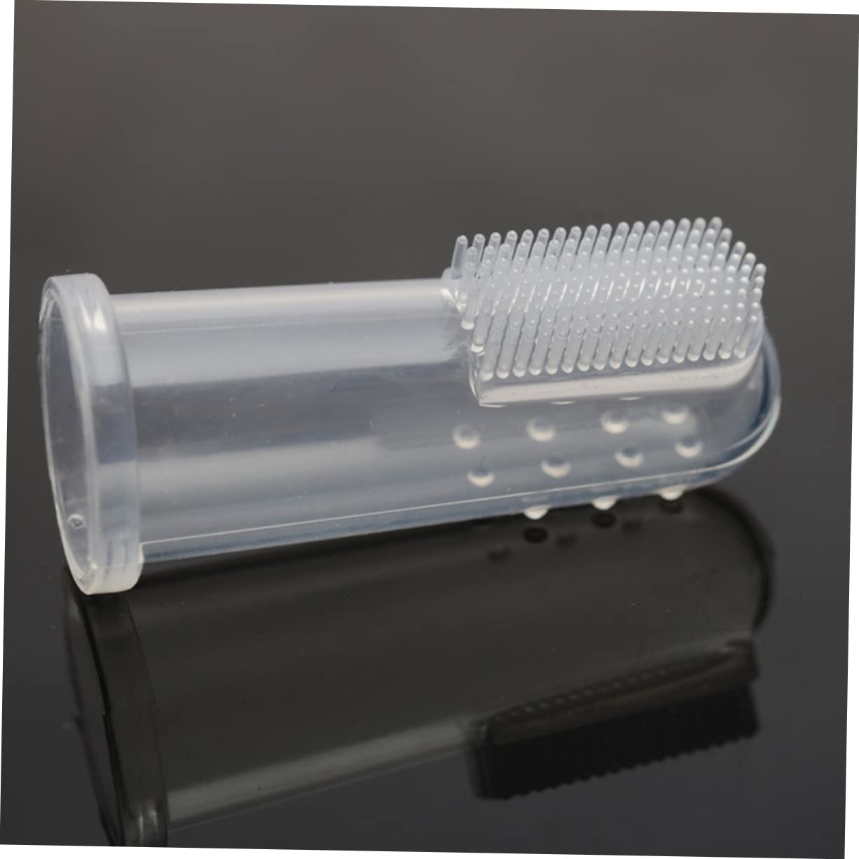 BESPORTBLE Pet Cleaning Toothbrush Set 10pcs Silicone Pet Oral Brush Comfortable Finger Brush for Cats Dogs