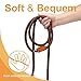 Hundeleine Doppelleine für Kleine Mittelgroße Hunde Führleine 3m Verstellbar mit 2 Karabiner Leine Hund Übungsleine Dog Lead Multifunktionale 3 Meter lang x 1,0 cm Braun