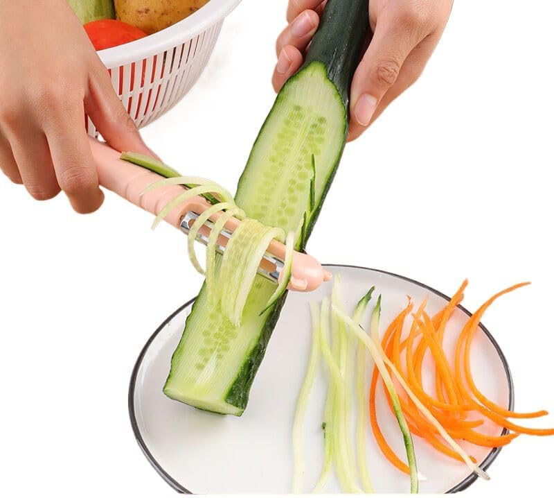 刨丝神器削皮刀 Potato Peeler,Swivel Vegetable Peeler 水果刀三合一刮皮神器水果厨房专用土豆丝多用刨丝果皮 Household Cleaning，Kitchen Storage Essentials