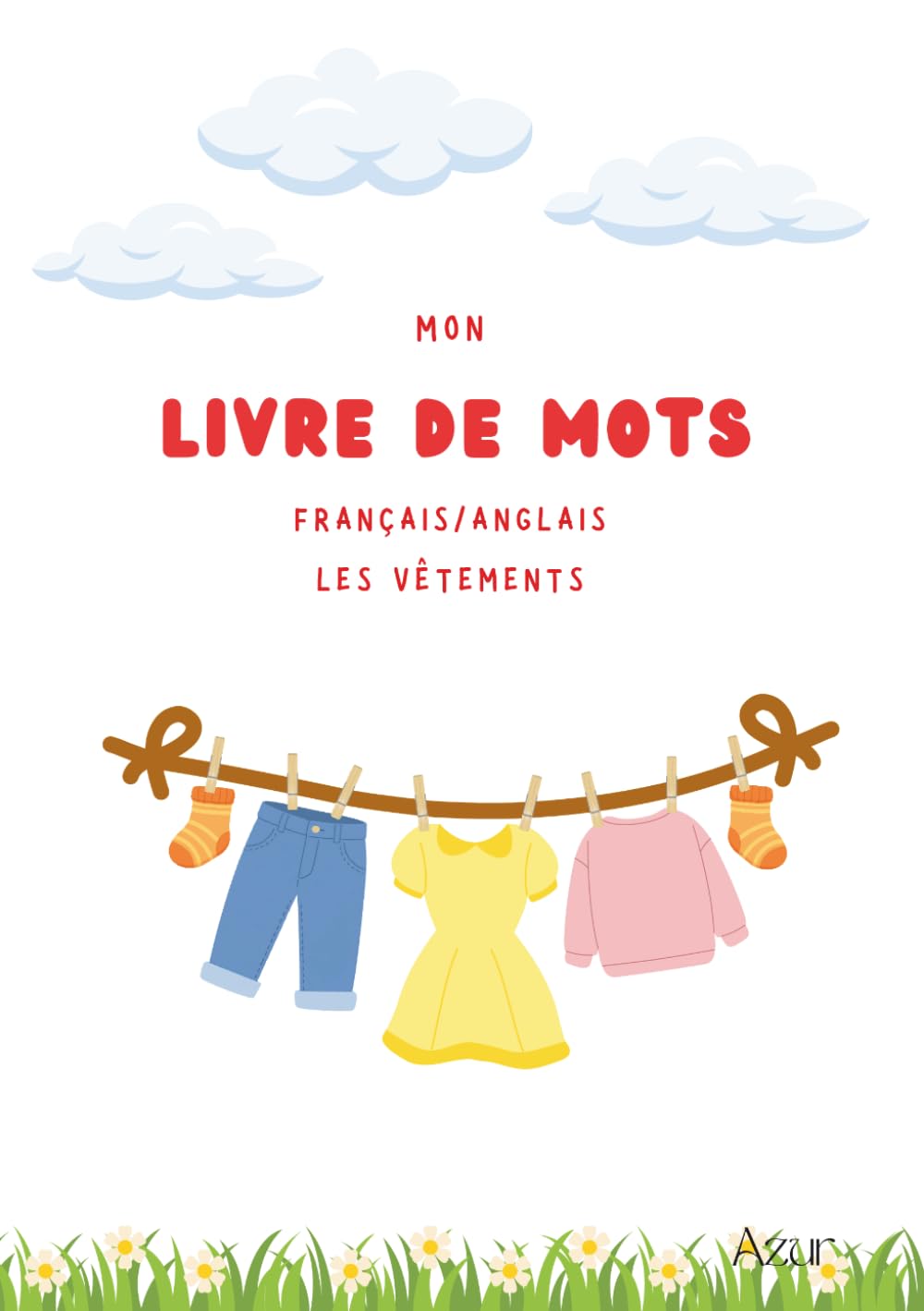 Livre de mots français/anglais - Les vêtements